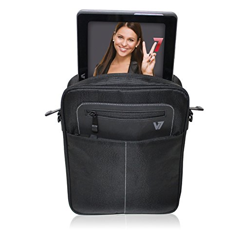 V7 CMX3-9E Cityline Vertical Messenger Tasche für Apple iPad/Tablet bis 25,6 cm (10,1 Zoll), schwarz - 3
