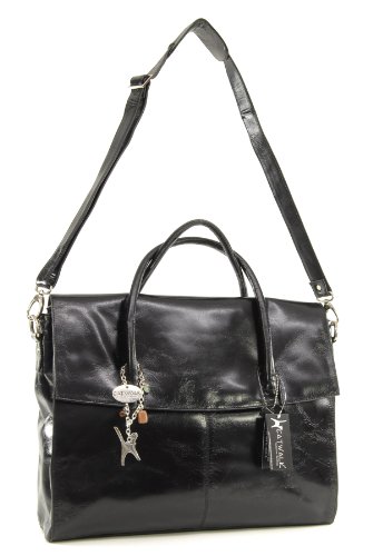   bergro  e Laptoptasche Helena von Catwalk Collection  Shcwarz  Gr  B  42 H  31 5 T  13 cm