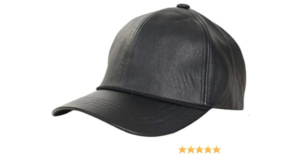fitted leather baseball caps