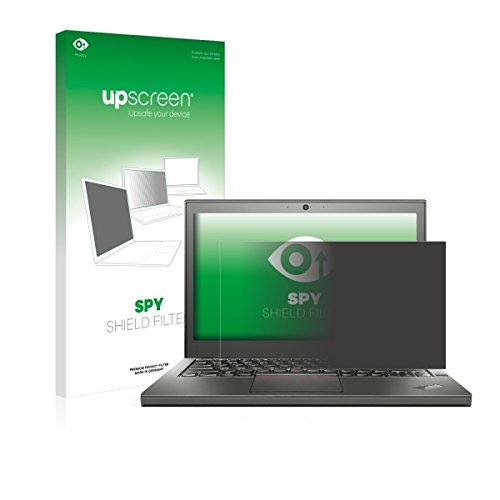 upscreen Spy Shield Filter Blickschutzfilter / Privacy für Lenovo ThinkPad X240 Non-Touch (Sichtschutz ab 30°, Kratzschutz, abnehmbar)