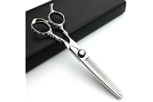 SHARONDS 6 pulgadas tijeras de peluquería zurdas peluquería estilista peluquería tijeras set (Thinning scissors)