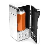 Cierre magnético. Satzuma gumf1001 Mini Cooler USB 20 X 9 X 8 cm Cromo