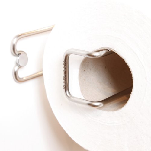 Plew Plew – KÜCHENROLLENHALTER aus Edelstahl, Wandmontage - 4