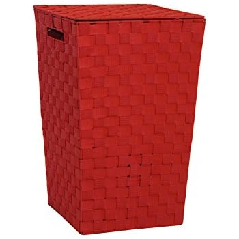 Wäschekorb rund weiß