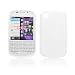 Produktbild Gummihülle Hülle für BlackBerry Q10, Q 10, Weiss, Weiß, Silikonhülle, Gummi, Silikon, Schale, Schutzhülle, Schutz