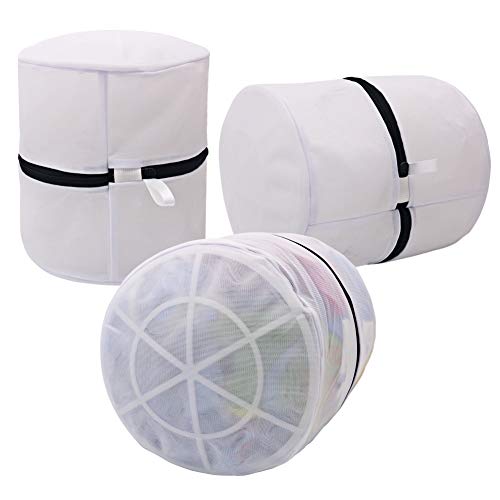 Preisvergleich Produktbild Vivifying BH-Wäschebeutel, 3 Stück Langlebige Wäschebeutel für Dessous mit Reißverschluss für BH, Unterwäsche, Feinwäsche, Socken