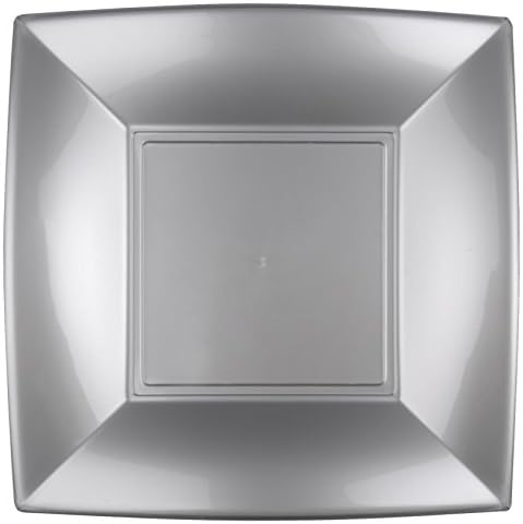 Nice Collection large Plate, Grey, Pack of 12