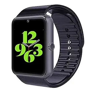 Rhobos GT08 Smart Watch Phone 100H Standby Time Support SIM Card Bluetooth Smartwatch with Camera Music Play for All Mens/Womens (8 Year Warranty)