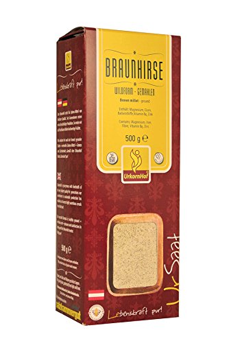 Preisvergleich Produktbild Braunhirse Wildform gemahlen, 500 g