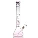 Produktbild UUYSU Bong Glas Groß 40cm Bong Rosa Chillum 14.5mm Adapter Dab Wasserpfeife Bong Kopf Bong Pipe Pink Bong Percolator Glas Bong aktivkohlefilter Vorkühler Bong Water Pipe E Bong (Rosa, Große Spirale A)