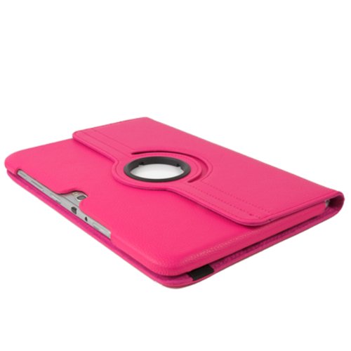 360 ° Note 10.1 Design Standtasche Samsung Galaxy N8000 N8010 N8020 Hülle Schutz Etui Tasche Case Cover (Pink) - 3