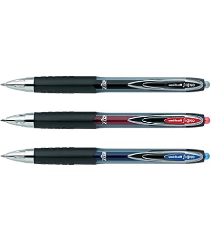Uni-Ball Signo 207 UMN 207 0.7 Mm Jel Mürekkepli Kalem Bilye Uç Siyah