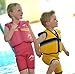 Konfidence Swim Jacket / swim vest - NEW Navy & Blue Palm - 4-5 yrs - adjustable swimming aid