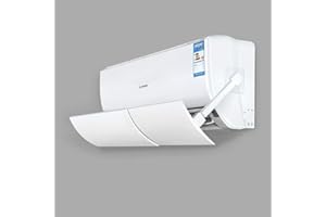 LKJYBG Déflecteur d'air pliable pour climatiseur - Déflecteur d'air réglable - Refroidissement d'air - Anti-explosion - Direction du vent - Réflecteurs télescopiques - Pour la maison - Brillant
