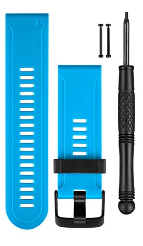 Garmin Silicone Watch Band, Blue For Fenix and tactix, 010-12168-26 (For Fenix and tactix) - Garmin