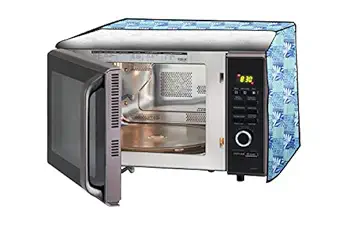 Stylista Microwave Oven Cover for Borosil Prima 30 Liter 1500 Watt Convection Oven Toaster Griller (OTG) Surface Pattern Blue