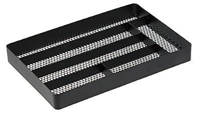 Yamazaki Tower Mesh Porte-Couverts, Acier, Noir