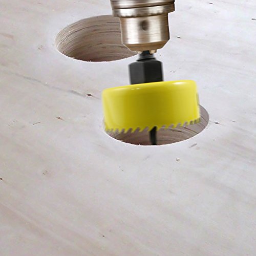 Incutex Lochsägen Set 12-teilig Lochsägensatz Bohrkrone Dosenbohrer Lochkreissäge im Koffer - 4