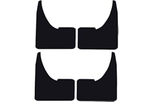 XtremeAuto® - Parafanghi universali anteriori e posteriori, in gomma, colore: nero, per auto e furgoni