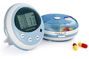 Pivotell Minitell Electronic Pill Reminder – with up to 5 Audio and/or Vibrating Alarms per Day