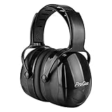 ProCase Casque Anti Bruit Adulte Réglable Confortable, avec Une Atténuation de 29dB, pour Milieu Bruyant ou Stressant-Noir