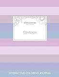 Image de Adult Coloring Journal: Co-Anon (Safari Illustrations, Pastel Stripes)