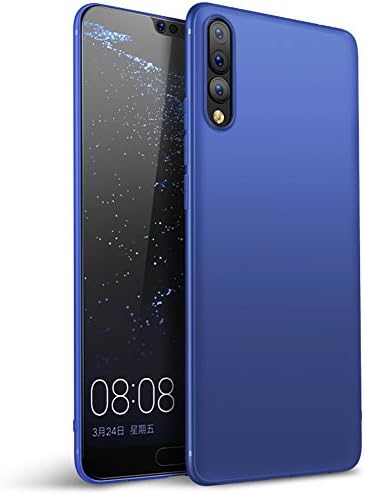 Vooway Blue Slim Soft TPU Silicone Case Thin Cover + Screen Protector For Huawei P20 Pro (6.1") MS50165