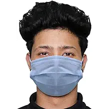 AllExtreme EXNM25 3 Ply Anti-Pollution Non Surgical Face Mask 25 GSM Unisex Disposable Nose Mouth Protection Cover with Non-woven Fabric for Women & Men (25 PCS)