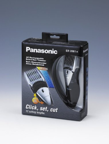 Panasonic ER2061K503 Bart-/Haarschneider Akku- /Netz-Betrieb Reisetasche inkl. Reinigungsbürste und Öl - 6