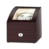 jqueen Automatischer Double Uhrenbeweger mit 3 Für