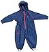 Hippychick Fleece Lined All-in-One Suit - 12-18 Months, Blue