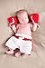 DAYAN Baby Boxing costume crochet knitting handwork Photo Photography Prop