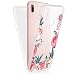 Produktbild OOH!COLOR Double Touch Case für Huawei P20 Lite NFL062 Pfingstrosen 360 ° Grad komplette Kunststoff + Silikon Kanten Hülle vorne hinten Beidseitiger Schutz Full Handy Tasche transparent Front Back doppelseitig