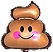 Produktbild SauParty R49F6 Emoji Kackhaufen Helium Folienballon Scheiße Smile Braun KOT Spaß Geschenk