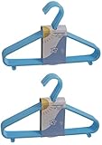 Bieco 90016151 – Kinder Kleiderbügel Kunststoff 16 Stück hellblau - 2