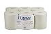 Funny 2-Ply Paper Hand Towel Roll with 20 cm Inner Roll [6 Rolls] White