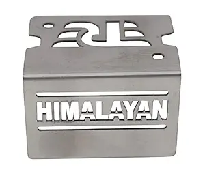 Zimba Stainless Steel Bike Front Disc Brake Fluid/Oil Reservoir Cover for Royal Enfield Himalayan - Pack of 1