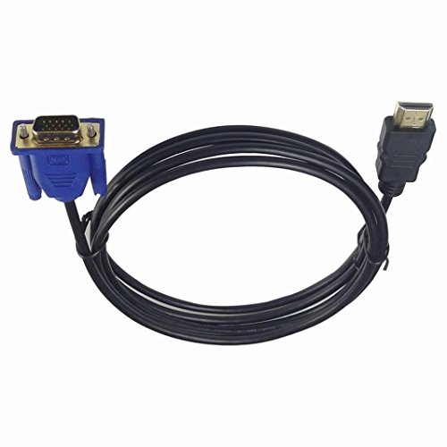 Bescita 3m 5m 10m HDMI Kabel HDMI zu VGA 1080P HD mit Audio Adapter Cabel HDMI zum VGA-Kabel (5m) - 2
