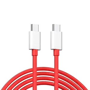 EBuzz Dash/Warp Charging Cable Type-c to Type-C Cable 100cm Compatible for OnePlus 3,3T,5,5T,6,6T,7,8,8pro,Nord,7 Pro,7T,7T Pro, 8, 8T