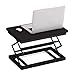 Produktbild XSSD Tischplattenklapptisch Holz-Basiertes Plattenmaterial Hubtisch Bürocomputer Tisch Mobiler Kleiner Tisch, schwarz, 50 cm 37 cm * 10-50 cm