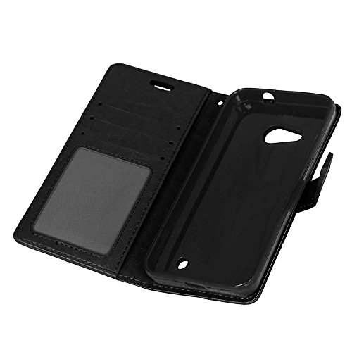 Nancen Nokia Microsoft Lumia 550 Lederhülle Neu Style Acht Farbe Weich PU Flip Case Ledertasche / Schutz Etui, Einfach Vintage Kollektion Karten Slot Foto Wallet Hülle Handy Tasche Zubehör - 4