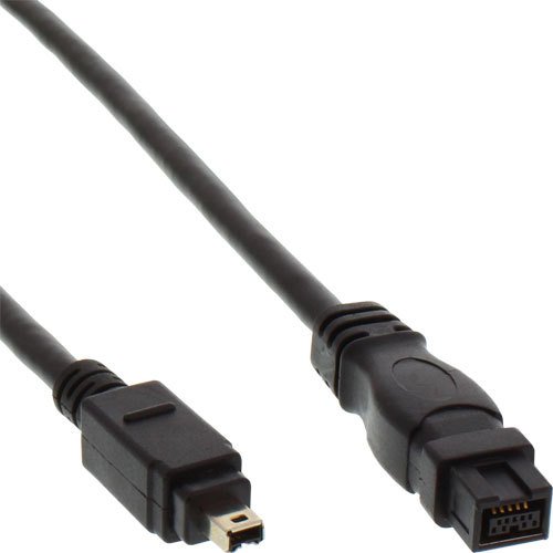 InLine® FireWire Kabel, 4pol/9pol Stecker / Stecker, 1m [Elektronik]