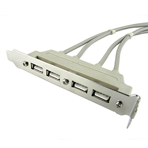sourcingmap® MainBoard USB-Slotblech mit 4 USB 2.0-Ports für Anschluss am Mainboard - 4
