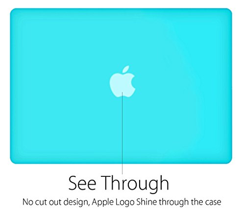 ues-limited 2 in1 glatten Soft-Touch-Matte Hard Shell Case mit EU/UK Version Silikon-Tastaturschutz für MacBook + Microfaser Wipe Tuch - 3