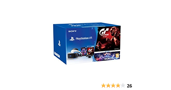 PlayStation 4: PS VR + PS Camera V2 + VR Worlds + GT Sport [Bundle] : Amazon.it:  Videogiochi