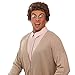 Produktbild Fun Shack Herren Costume Kostüm, Granny Wig Brown, Einheitsgröße