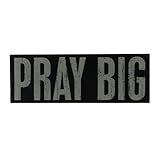 Primitives by Kathy Box Sign, 6-inch by 17-inch, Pray Big