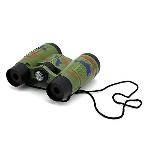 MMRM Camouflage Toy Binoculars Telescope Magnification 4X Outdoor Exploration Xmas Gift