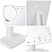 LED Makeup Mirror with Removable 10x Magnifying Mirror - 20 LED Touch Screen Dimmable Vanity Mirror Illuminated Cosmetic Mirror with Bidirectional Rotation - Beauty Mirror for Tabletop, Bedroom, Dressing, Shaving, White
