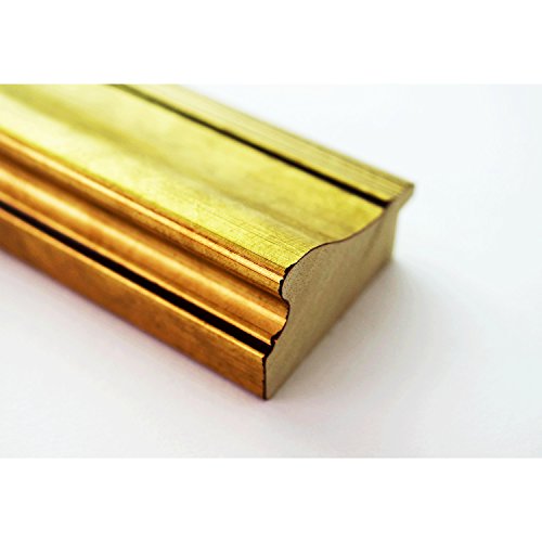 Spiegel Wandspiegel Badspiegel – Flensburg 5,5 – Gold – 200 Größen zur Auswahl – handgefertigt – 50 x 70 – FM – Antik, Barock, Klassisch - 6